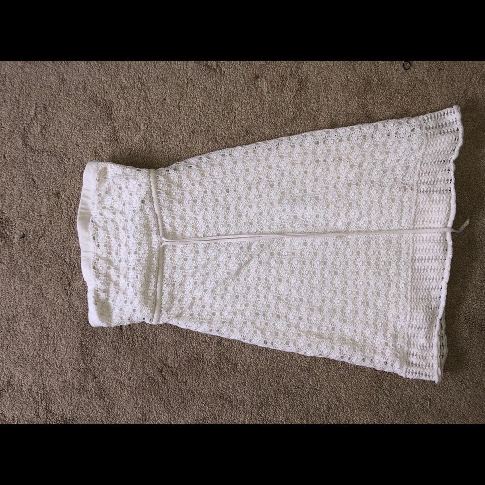 Lily Pulitzer White strapless dress